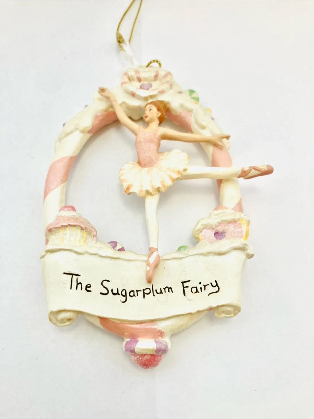 The Sugarplum Fairy Resin Ballerina Ornament Unbranded